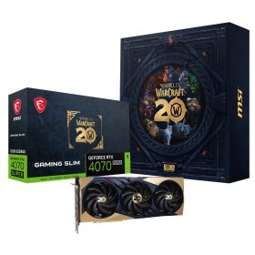  MSI GeForce RTX 4070 SUPER 12G GAMING SLIM World Of Warcraft EDITION