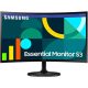 24" Samsung S3 S36GD ívelt monitor fekete (LS24D360GAUXEN)