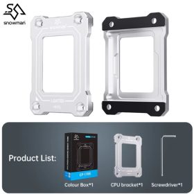   Snowman LGA1700-bcf keret Intel 12. gen / 14 gen processzor-hoz SZÜRKE